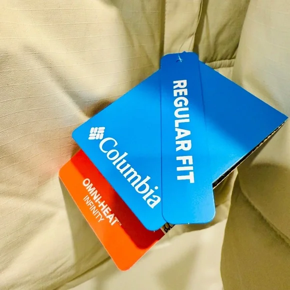 Brand new w tags! Columbia Beige Landroamer Puffer Jacket-titanium. Mens-L. - Picture 9 of 16